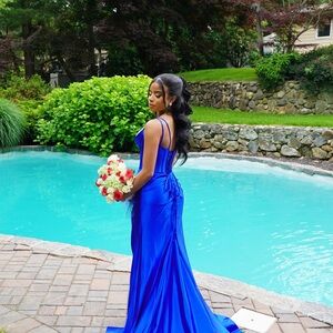 Vibrant Blue Formal Dress